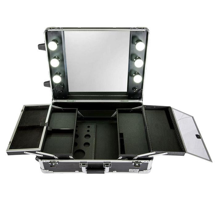 Artizta Horizon Black Lines Hollywood Make Up Artist Station 6070BL