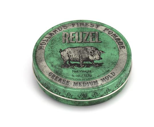 Reuzel Green Pig Pomade Grease Medium Hold 113gm