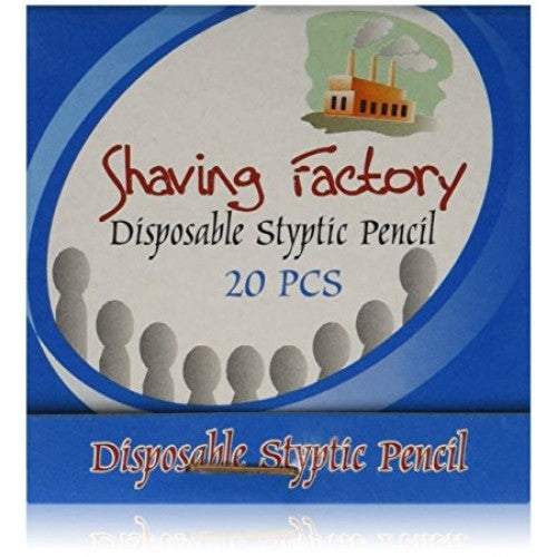 Shaving Factory Disposable Styptic Pencil 20pcs/24pks
