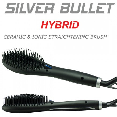Silver bullet hybrid ceramic & ionic straightening brush new arrivals