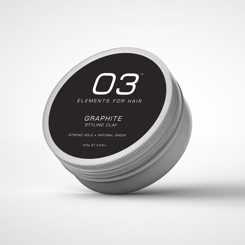 O3 Hair Graphite Styling Clay 100gm