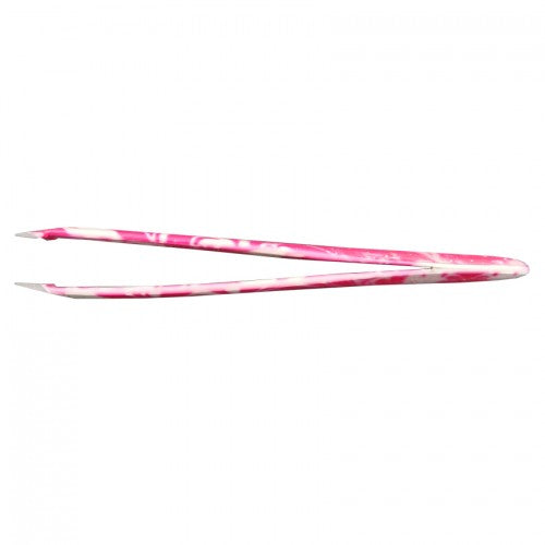 Bello Pro C9504 Professional Tweezers 100% Japanese Steel - Pink Glitter
