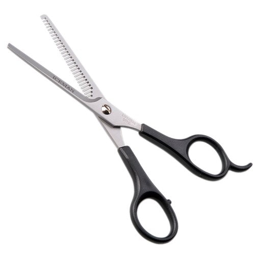 Iceman Salon Pro Black Handle 6 inch Thinner