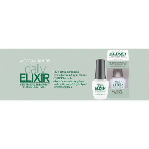 Morgan Taylor Daily Elixir Keratin Nail Treatment 15ml