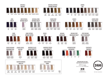 360 Professional Haircolor 100ml – Intensifiers and Contrast