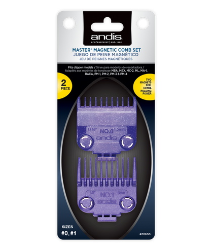 Andis Master Magnetic Comb Set #0, #1