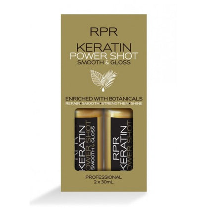 RPR Keratin Power Shot Smooth and Gloss 2 x 30ml