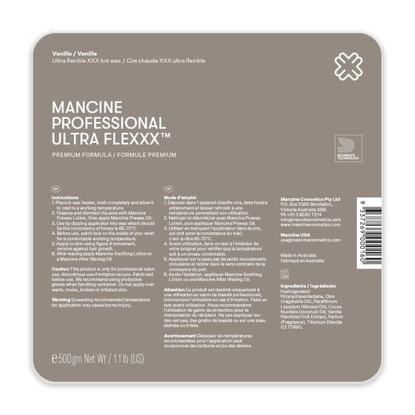 Mancine Ultra Flexxx Vanilla Hot Wax 500 gm