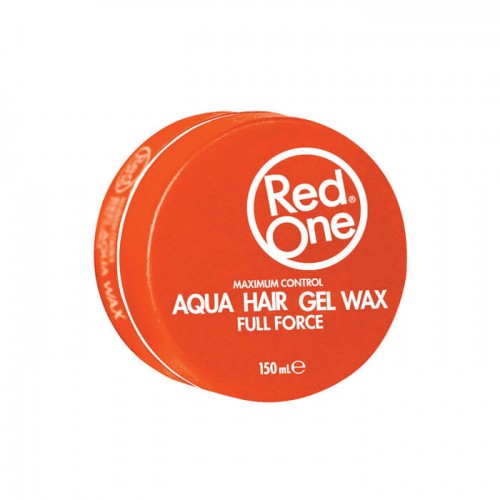 Red One Aqua Hair Wax Full Force ORANGE 150ml