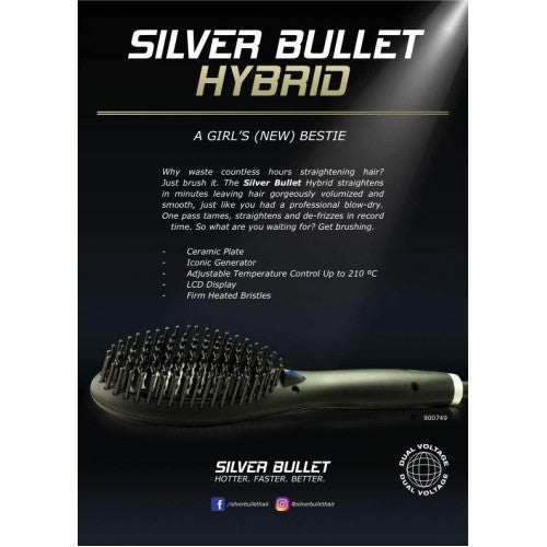 Silver Bullet Hybrid Straightening Brush