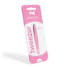 Artist's Choice Tweezer Arched Slant Tip Pink AC-TW8