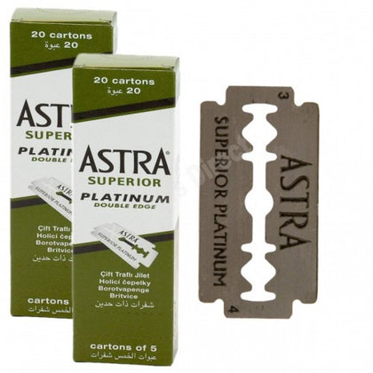 Astra Superior Platinum Double Edge Blades 100pack