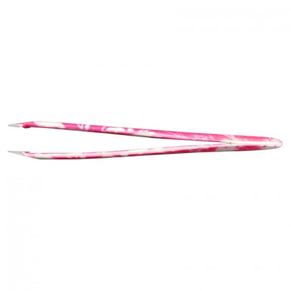 Bello Pro C9504 Professional Tweezers 100% Japanese Steel - Pink Glitter