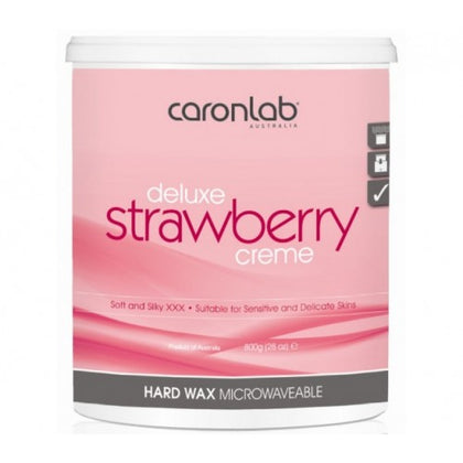 Caron Deluxe Strawberry Creme Hard Wax 800 gm