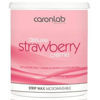 Caron Deluxe Strawberry Creme Strip Wax 800 gm