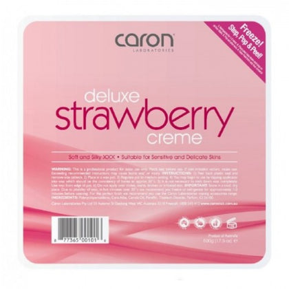 Caron Deluxe Strawbery Creme Hard Wax 500 gm