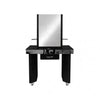 Cher Double Sided Free Standing Make Up Station with 2 Benches