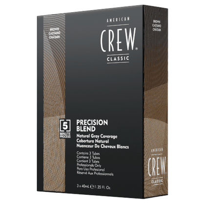 American Crew Precision Blend Medium Natural (4-5) 3x40ml
