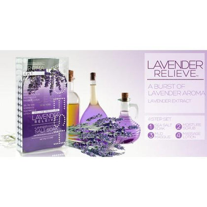 Voesh Aroma 4 in 1 Deluxe Spa Pedicure Collection Lavender Relief