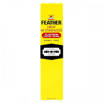 Feather Hi-Stainless Platinum Coated Blade Double Edge 200 pack