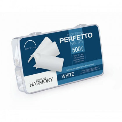 Harmony Perfetto Nail Tips White 500 Pcs